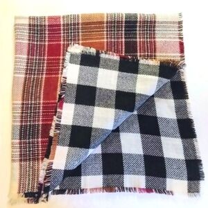 Duluth Trading Co Square Scarf Reversible Unisex